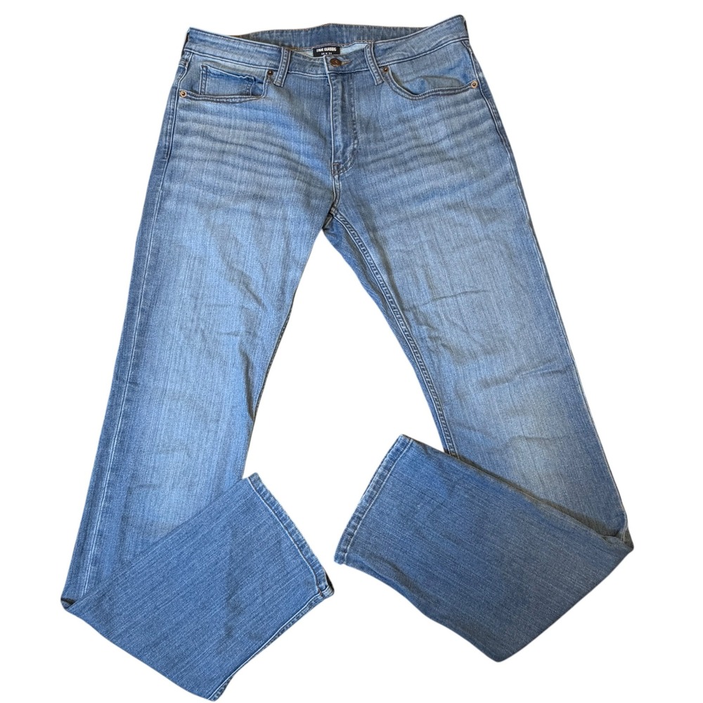 True Classic Slim Fit Jeans Mens 34x34 Blue Excellent Stretch Denim Pants